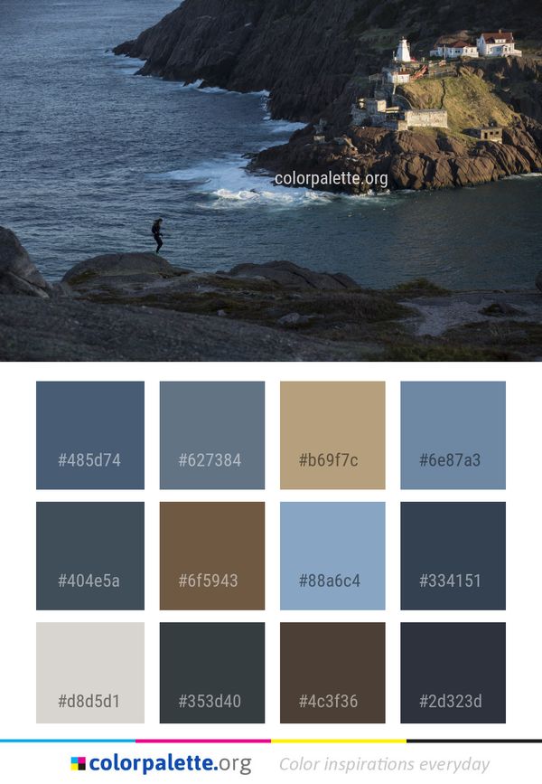 Coast Sea Body Of Water Color Palette