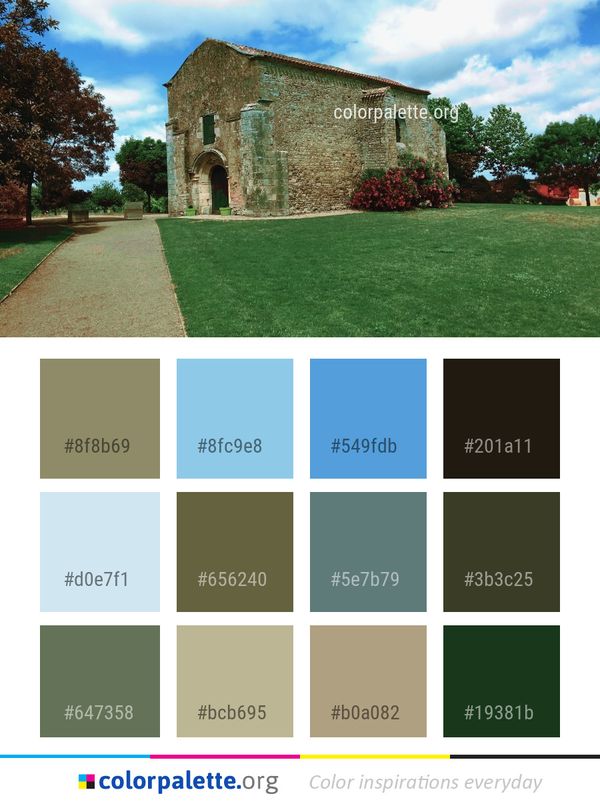 Property Estate Grass Color Palette