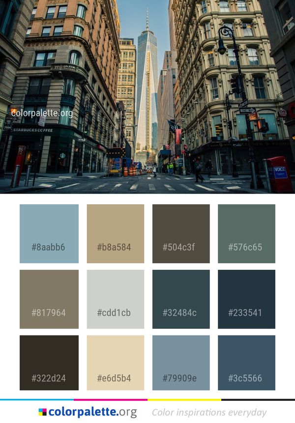Metropolitan Area City Metropolis Color Palette
