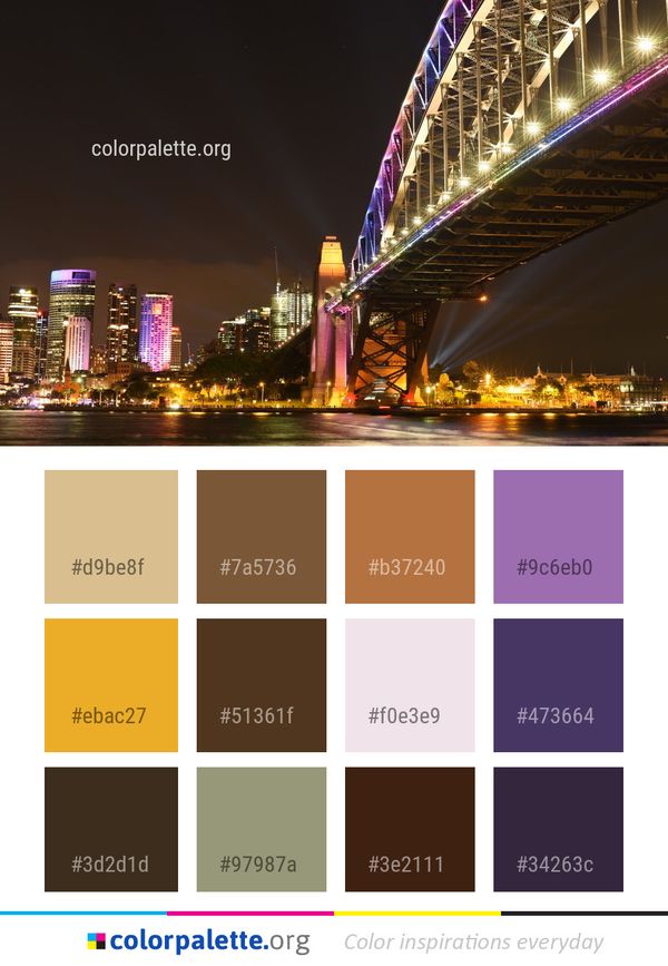 Metropolitan Area Cityscape City Color Palette