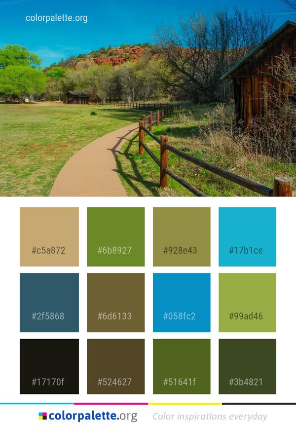 Nature Sky Reserve Color Palette