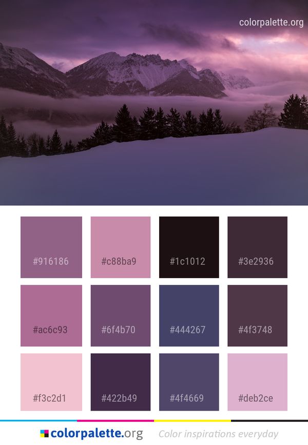 Nature Sky Winter Color Palette