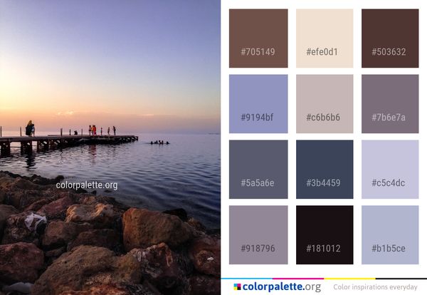 Sea Horizon Sky Color Palette
