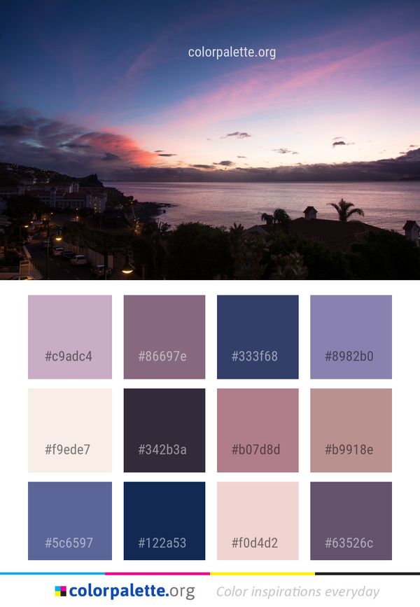 Sky Sea Body Of Water Color Palette