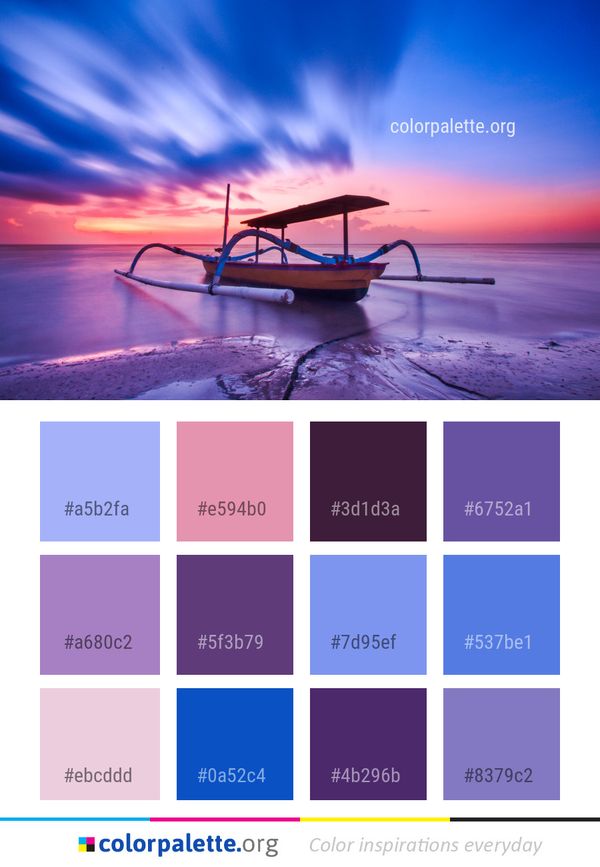 Sky Sea Calm Color Palette