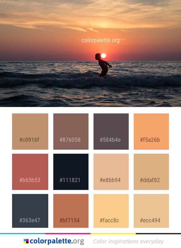 Wave Sea Sky Color Palette