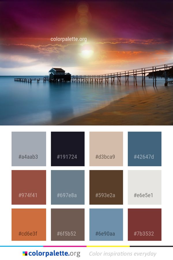 Horizon Sky Sea Color Palette