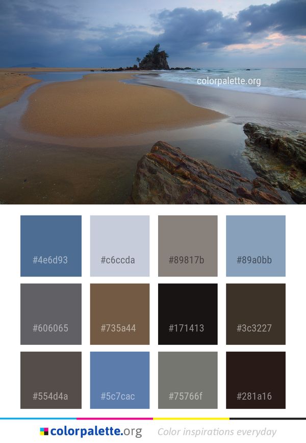 Sea Body Of Water Shore Color Palette