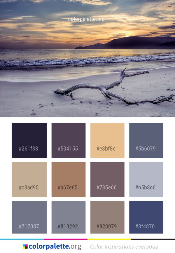 Sea Sky Shore Color Palette