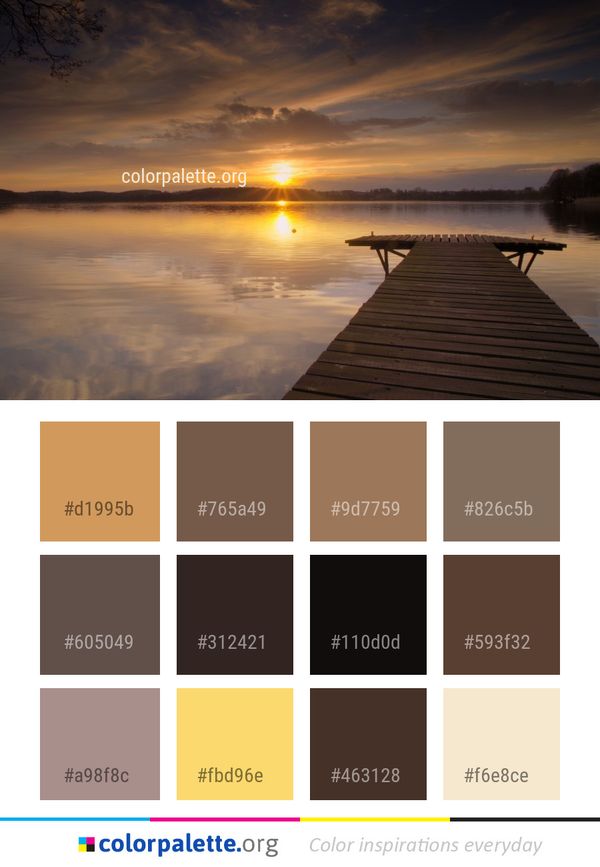 Reflection Sky Water Color Palette