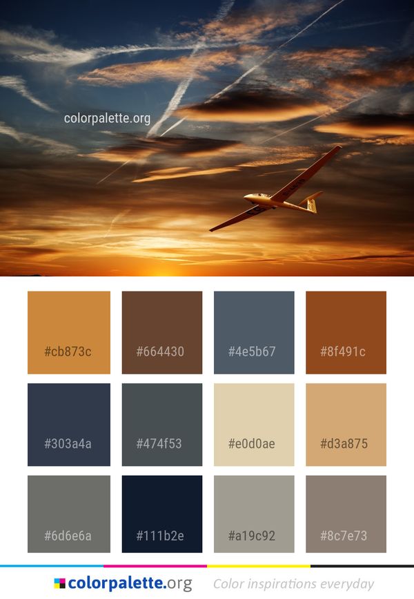Sky Atmosphere Air Travel Color Palette