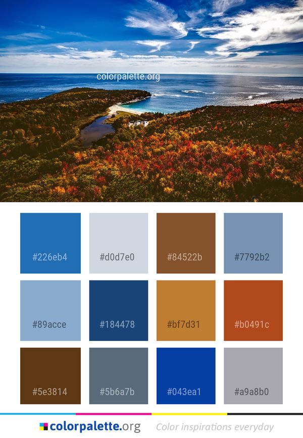 Sky Coast Sea Color Palette