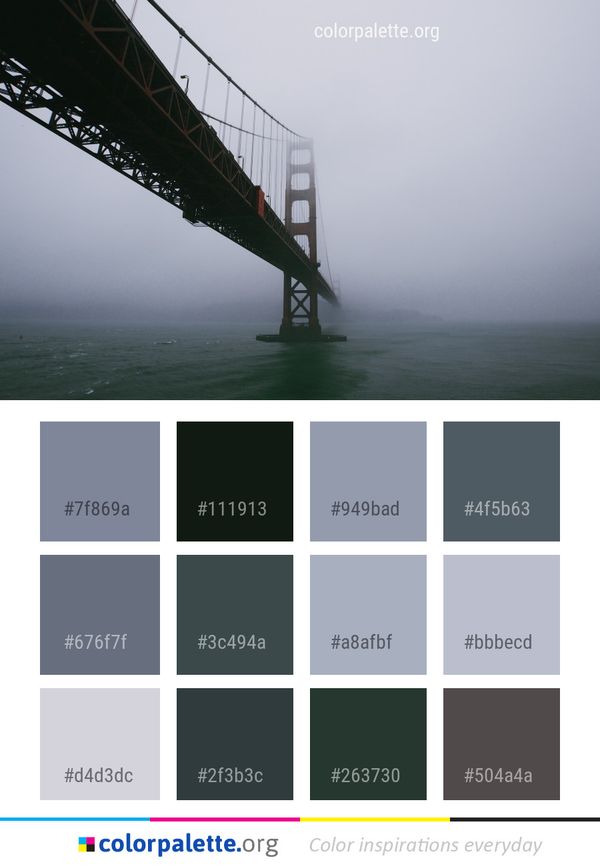 Bridge Water Fixed Link Color Palette