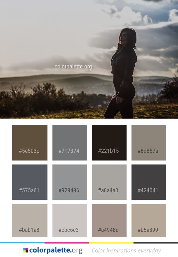 Sky Cloud Mountainous Landforms Color Palette