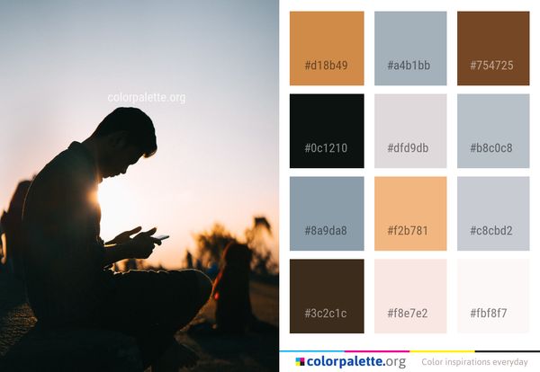 Sky Sun Photography Color Palette