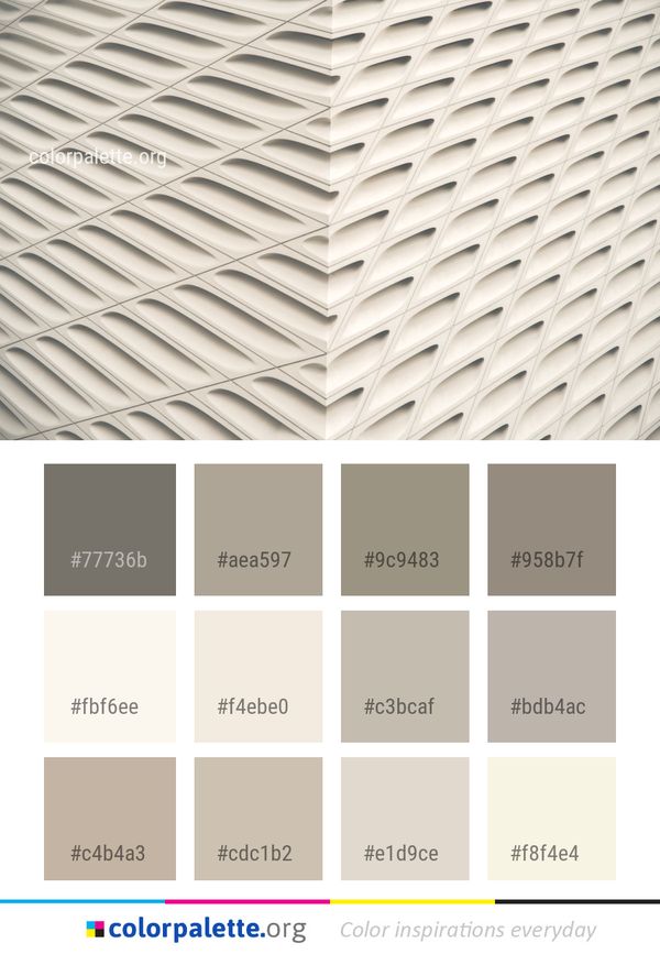Structure Architecture Black And White Color Palette
