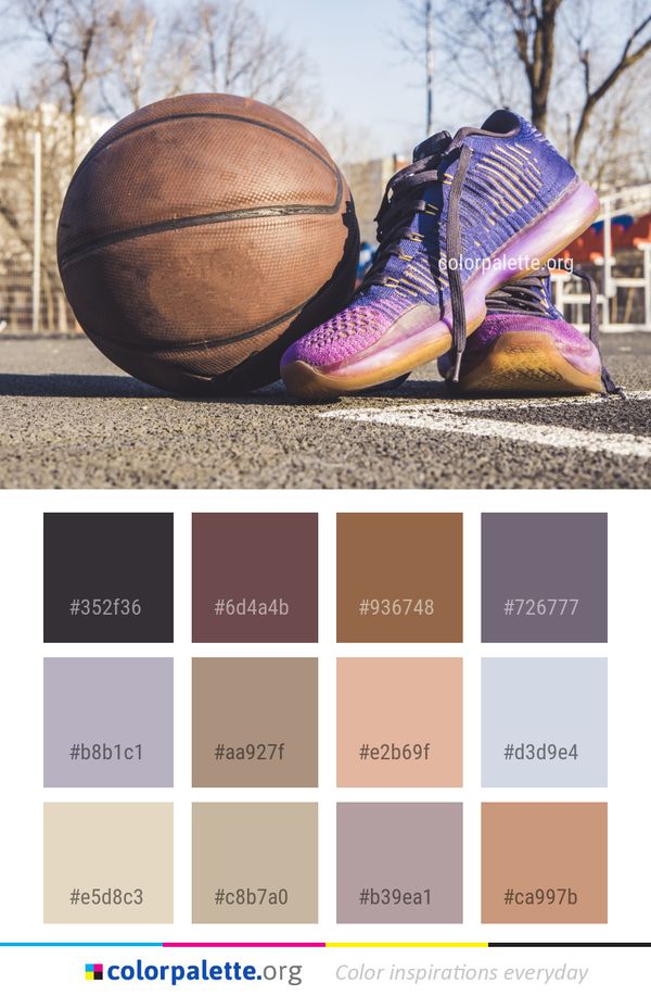 Footwear Shoe Purple Color Palette