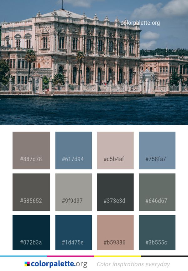 Landmark Palace Building Color Palette