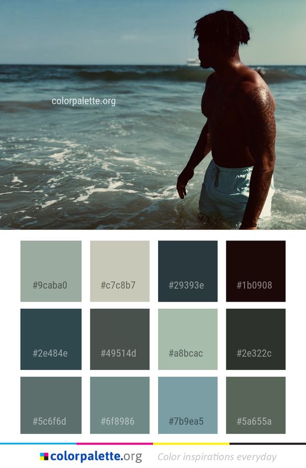 Sea Water Ocean Color Palette