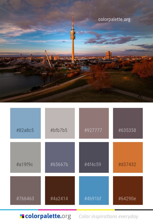 Sky Cityscape Landmark Color Palette