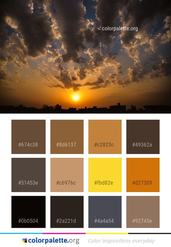 Sky Cloud Atmosphere Color Palette
