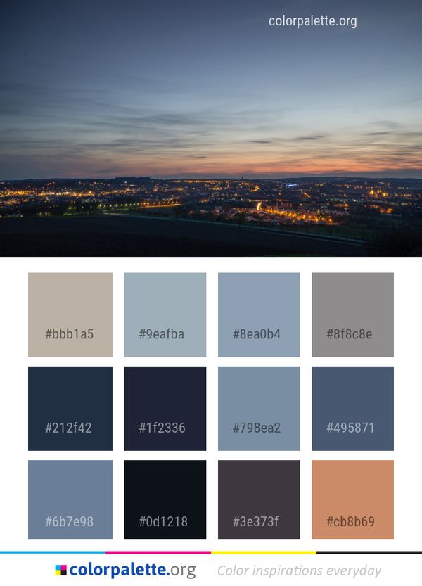 Sky Horizon Dawn Color Palette