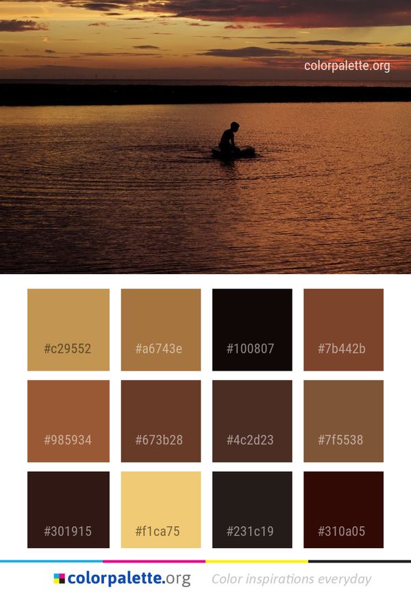 Sunset Sky Horizon Color Palette