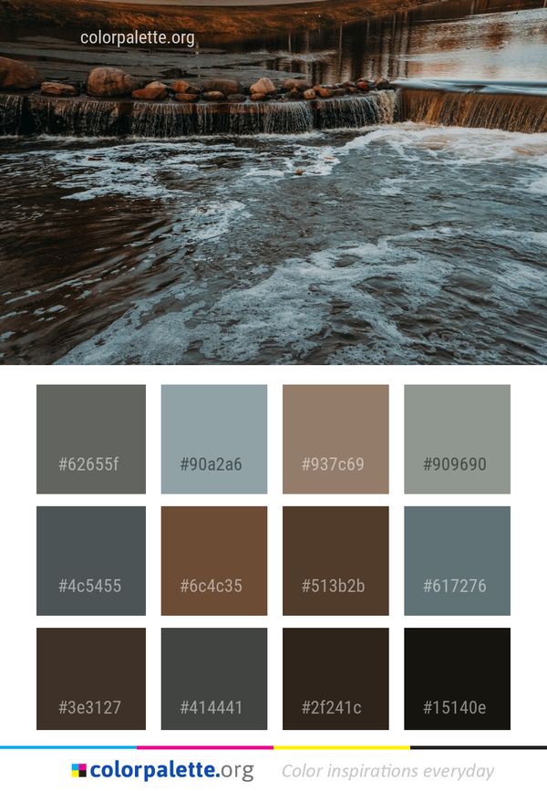 Water Body Of Resources Color Palette