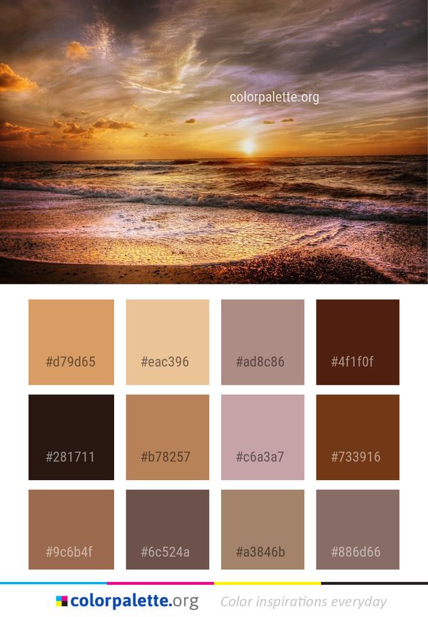 Horizon Sky Sea Color Palette