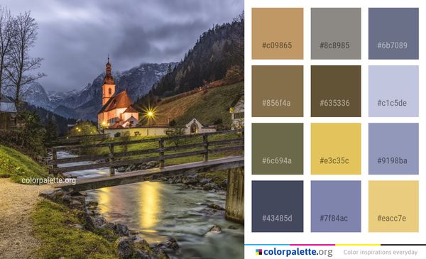 Reflection Nature Sky Color Palette