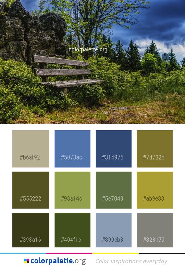 Nature Vegetation Sky Color Palette