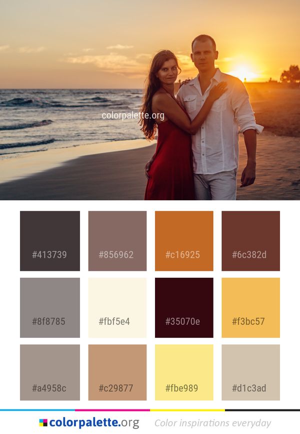 Photograph Sea Sky Color Palette