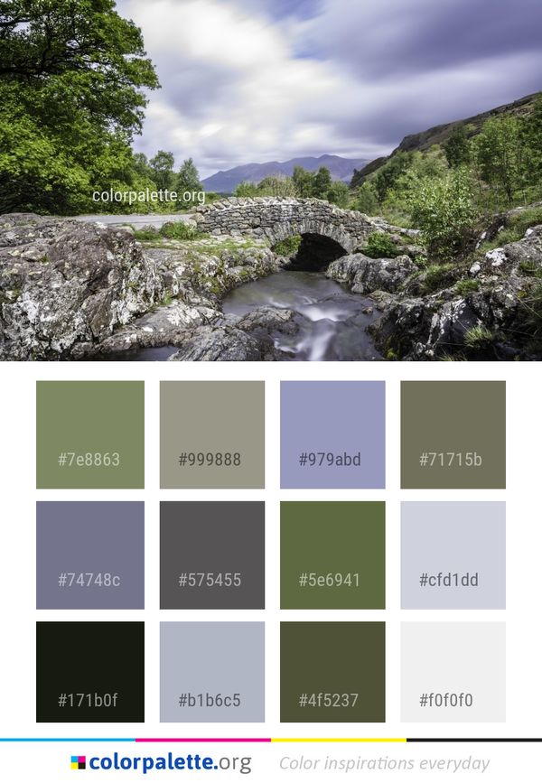 Nature Water Reserve Color Palette