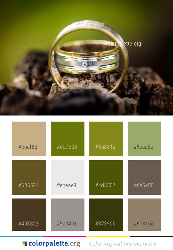 Ring Jewellery Wedding Color Palette