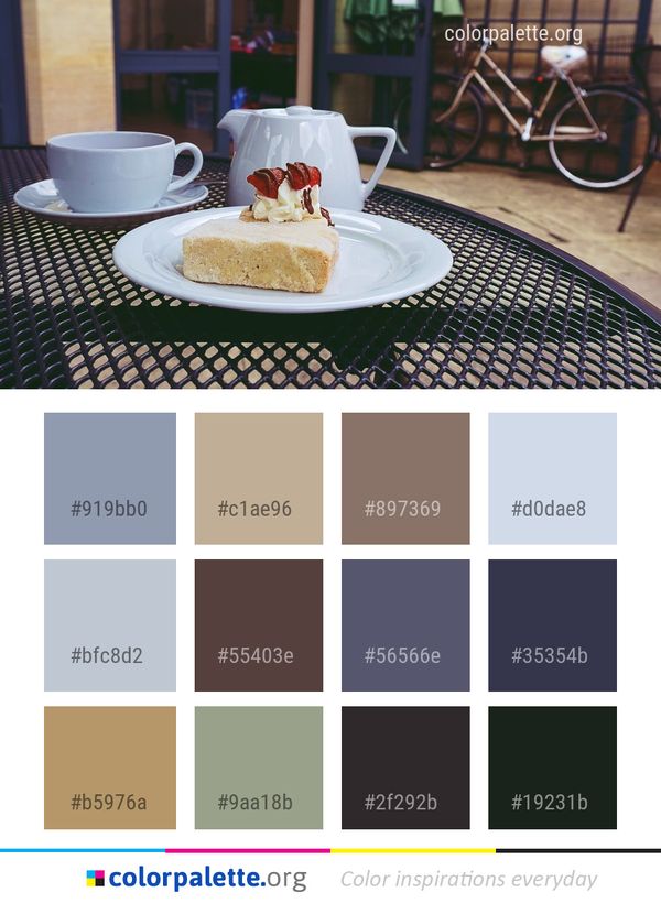 Tableware Coffee Cup Dessert Color Palette