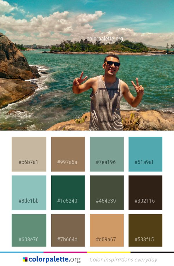 Water Sea Body Of Color Palette