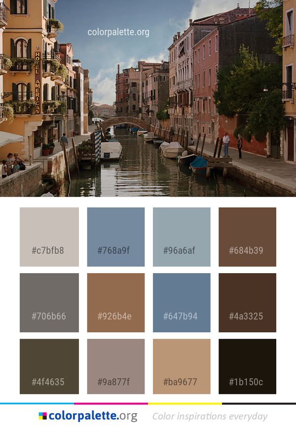 Waterway Canal Body Of Water Color Palette