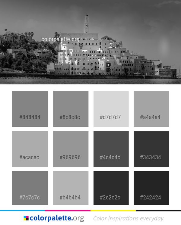 Black And White Sky Monochrome Photography Color Palette