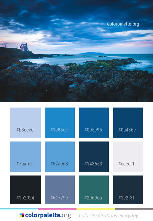 Sea Sky Nature Color Palette