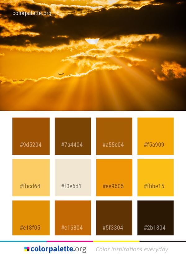 Sky Sun Cloud Color Palette