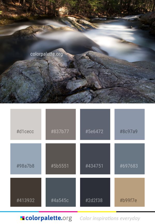 Water Nature Body Of Color Palette