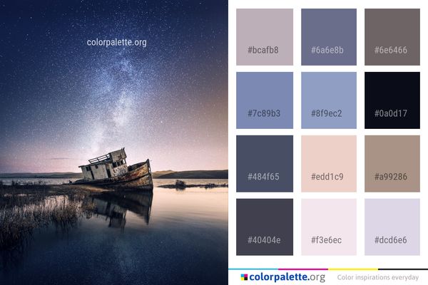Water Reflection Sky Color Palette