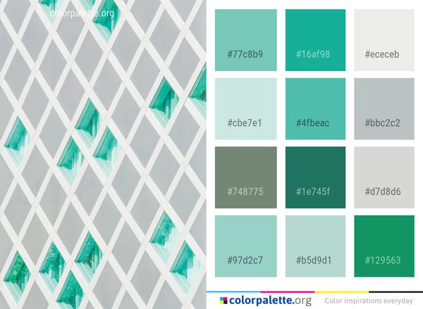 Aqua Turquoise Azure Color Palette