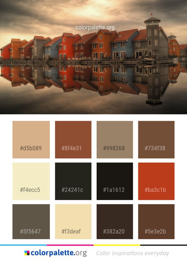 Reflection Water Waterway Color Palette