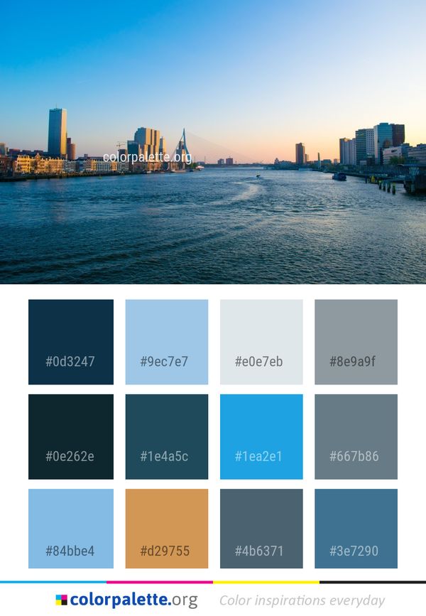 Skyline Cityscape City Color Palette