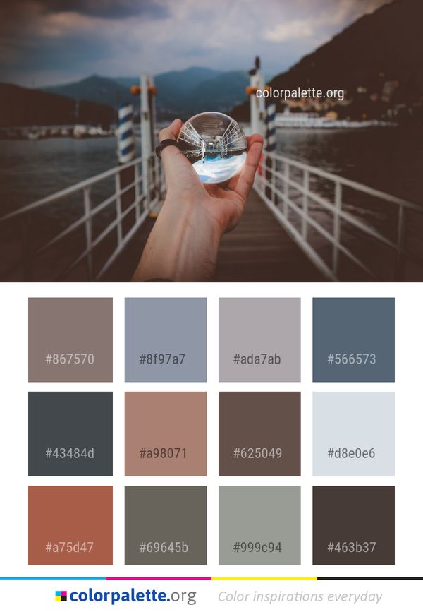 Water Sky Hand Color Palette