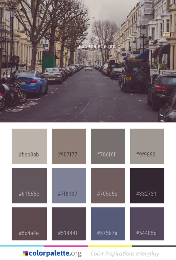Car Land Vehicle Road Color Palette