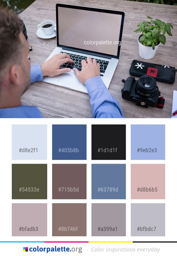 Electronic Device Technology Product Color Palette