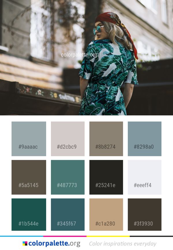 Girl Fashion Headgear Color Palette