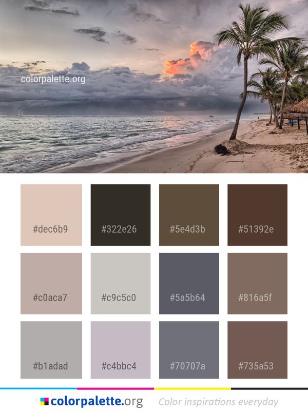Sea Sky Body Of Water Color Palette